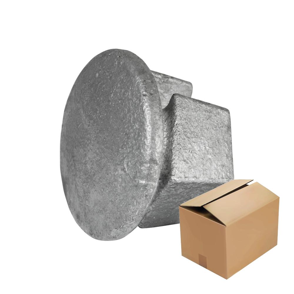 Doos inslagdop metaal voor stalen buizen -D / 42,4 mm (150 stuks)